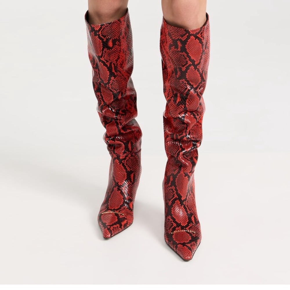 Alexander wang red viola 65 boots NWB 6 - Picture 5 of 5